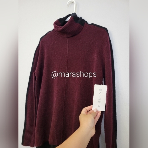 Athleta Transit Tipped Turtleneck Sweater - Picture 3 of 7